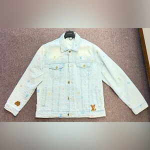 Louis Vuitton Light Blue Monogram Denim Jacket